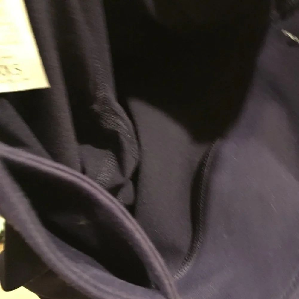 Fabletics Agnes Navy Blue Striped Leggings XXS - Picture 5 of 6